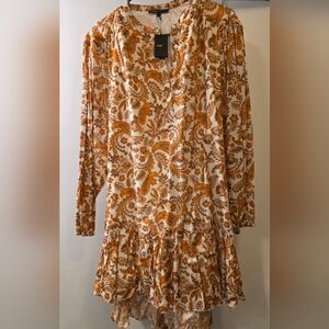 Floral Print Long Sleeve Dress